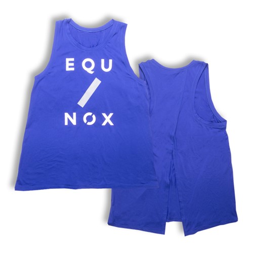 Women's Tie Back Tank top - Blue