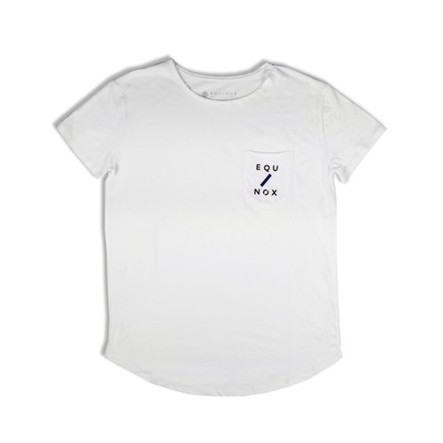 Women's Pocket Tee - White