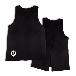 Women's Tie Back Tank - Black